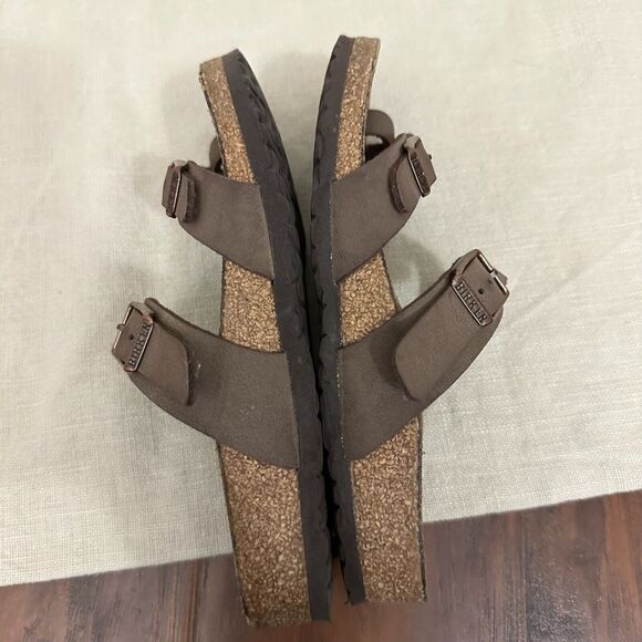 BIRKENSTOCK Mayari Sandals in Brown Birko-Flor - Picture 5 of 9